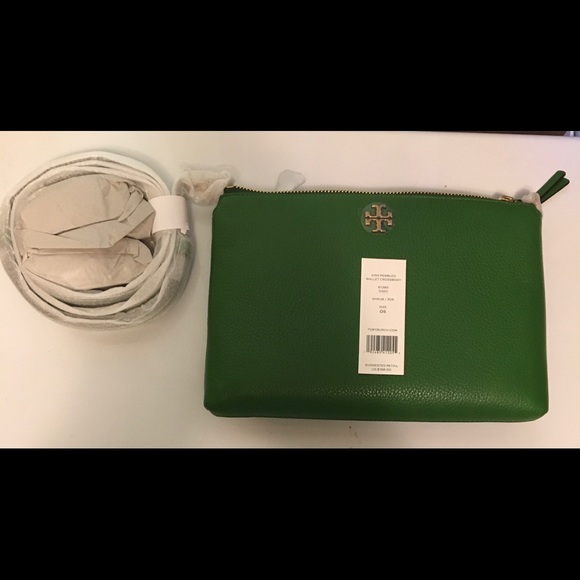 Tory Burch Handbags - Tory Burch Kira Crossbody Pebbled Cowhide Leather